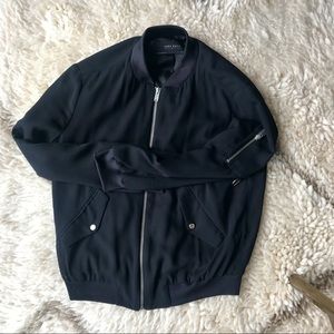 🖤 Black Zara Bomber Jacket